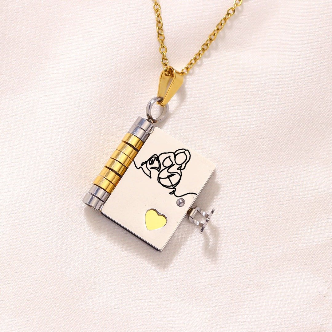 🎁For Granddaughter - The Most Beautiful Chapter Book Necklace