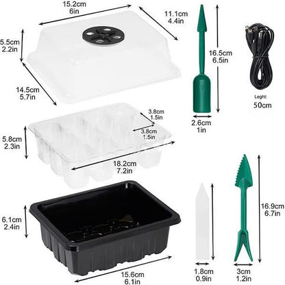 🌱 🎁 Final Day Sale-Adjustable Humidity Seed Starter Trays