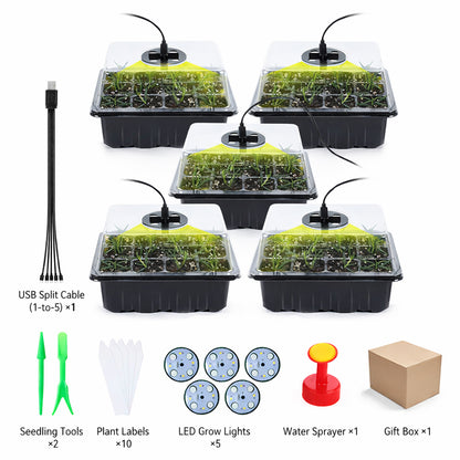 🌱 🎁 Final Day Sale-Adjustable Humidity Seed Starter Trays