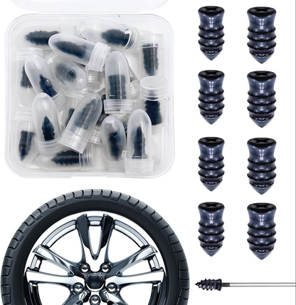 🎆 New Year Mega Sale – 49% OFF! 🔥 Instant Tire Plug Repair Kit 🚗✨ Free Screwdriver Included! ⭐
