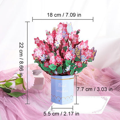 💐 Pop-Up Wildflower Valentine’s Card