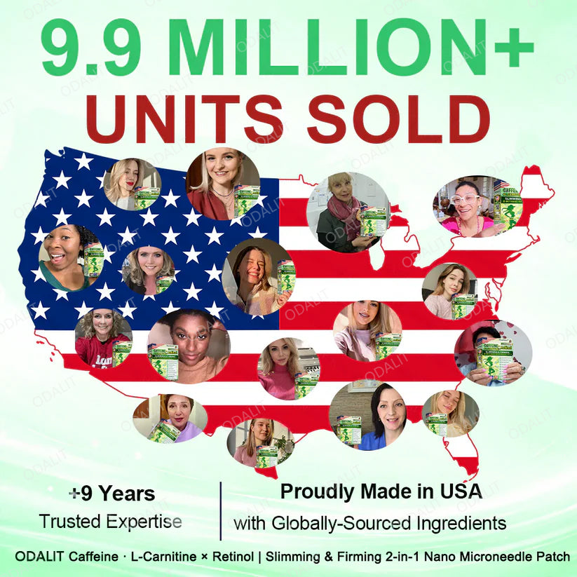 [FDA-Registered & Clinical support] 🇺🇸 ODALIT® L-Carnitine × Retinol | Slimming & Firming 2-in-1 Nano Microneedle Patch 🔥 Obesity, Diabetes, Sleep Apnea, And Joint Issues⏳