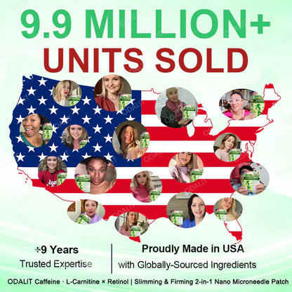 [FDA-Registered & Clinical support] 🇺🇸 ODALIT® L-Carnitine × Retinol | Slimming & Firming 2-in-1 Nano Microneedle Patch 🔥 Obesity, Diabetes, Sleep Apnea, And Joint Issues⏳