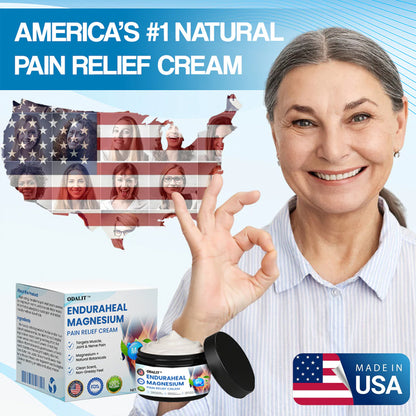 ODALIT™ EnduraHeal Magnesium Pain Relief Cream (Treats Arthritis, Neuropathy, Rheumatism, Sports Injuries & More)