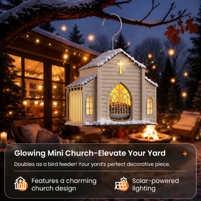 ✨ Create Your Private Sanctuary – Solar Church Bird Feeder 🎁 (Enjoy Free Shipping Sitewide)