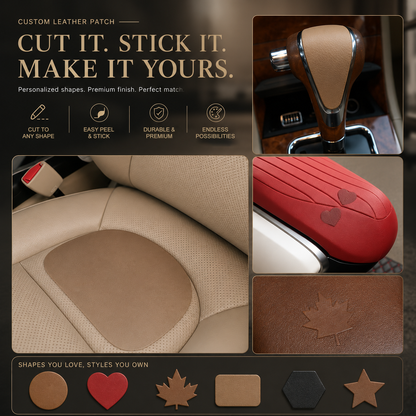 ⚡️ 3-Second Instant Fix (Peel & Stick):Self-Adhesive Leather Repair Patch