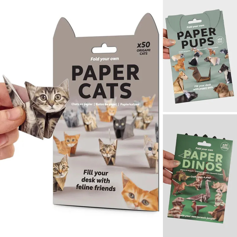 ✨Easy DIY Paper Cats Kit | Guided Lines & Instructions Included🎁Buy More Save More