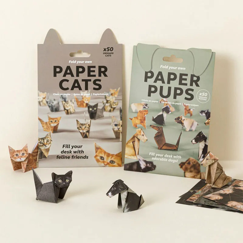 ✨Easy DIY Paper Cats Kit | Guided Lines & Instructions Included🎁Buy More Save More