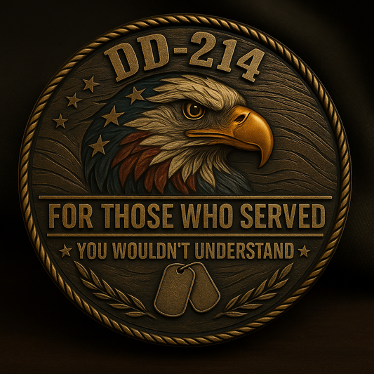 💖Last Day 49% OFF - 🇺🇸 “DD-214 – FOR THOSE WHO SERVED” Commemorative Coin