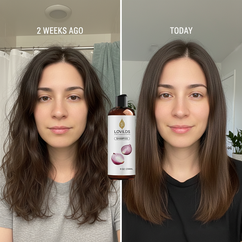 🌱 Regrow Your Hair Naturally —Onion Repair & Growth Shampoo