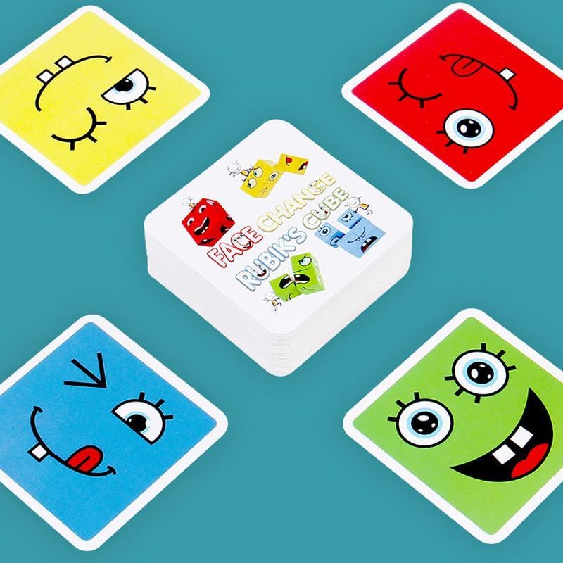 ⚔️ Face-Off! ⚡ The High-Speed Expression Match Game: 🃏 72-Card Mega Pack for Epic Game Nights 🎉