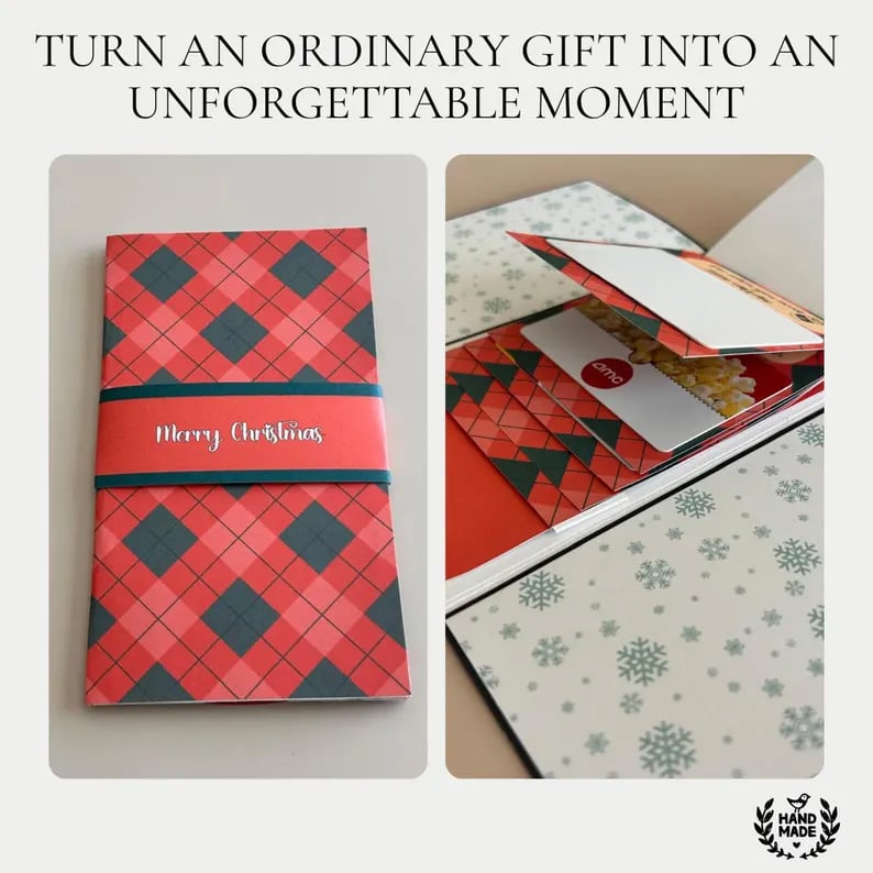🎁LAST DAY 50% OFF - 🎂✨ Handmade Waterfall Gift Card Booklet💖