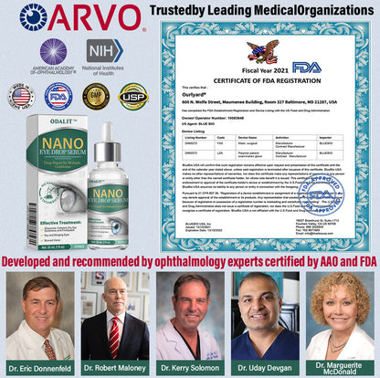 Made and Shipped from USA 💎💧ODALIT™ OptiFusion Nano Eye Drops Serum🔥 LAST DAY 80% OFF 💎