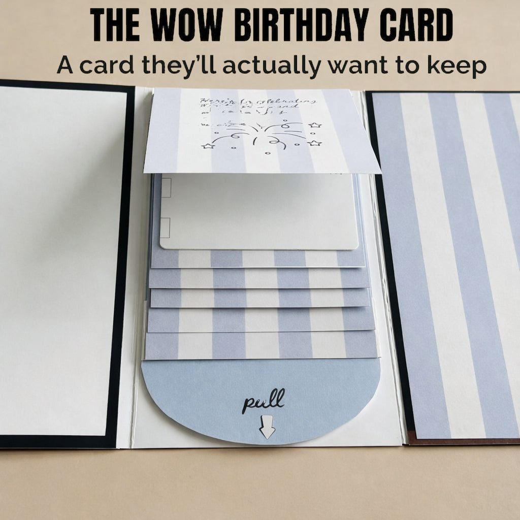 🎁LAST DAY 50% OFF - 🎂✨ Handmade Waterfall Gift Card Booklet💖