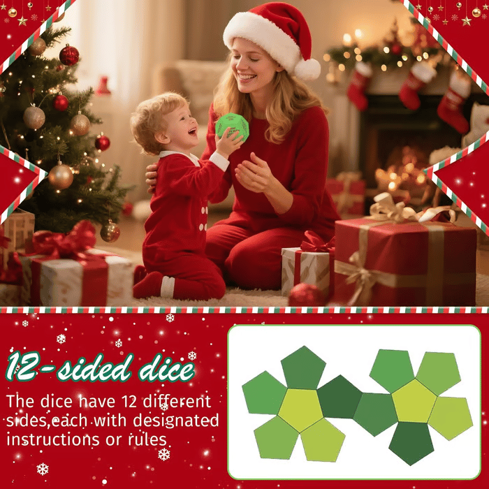 🏆 50K+ SOLD! – Almost Gone💥🎁Hilarious Christmas Gift Exchange Party GameDice