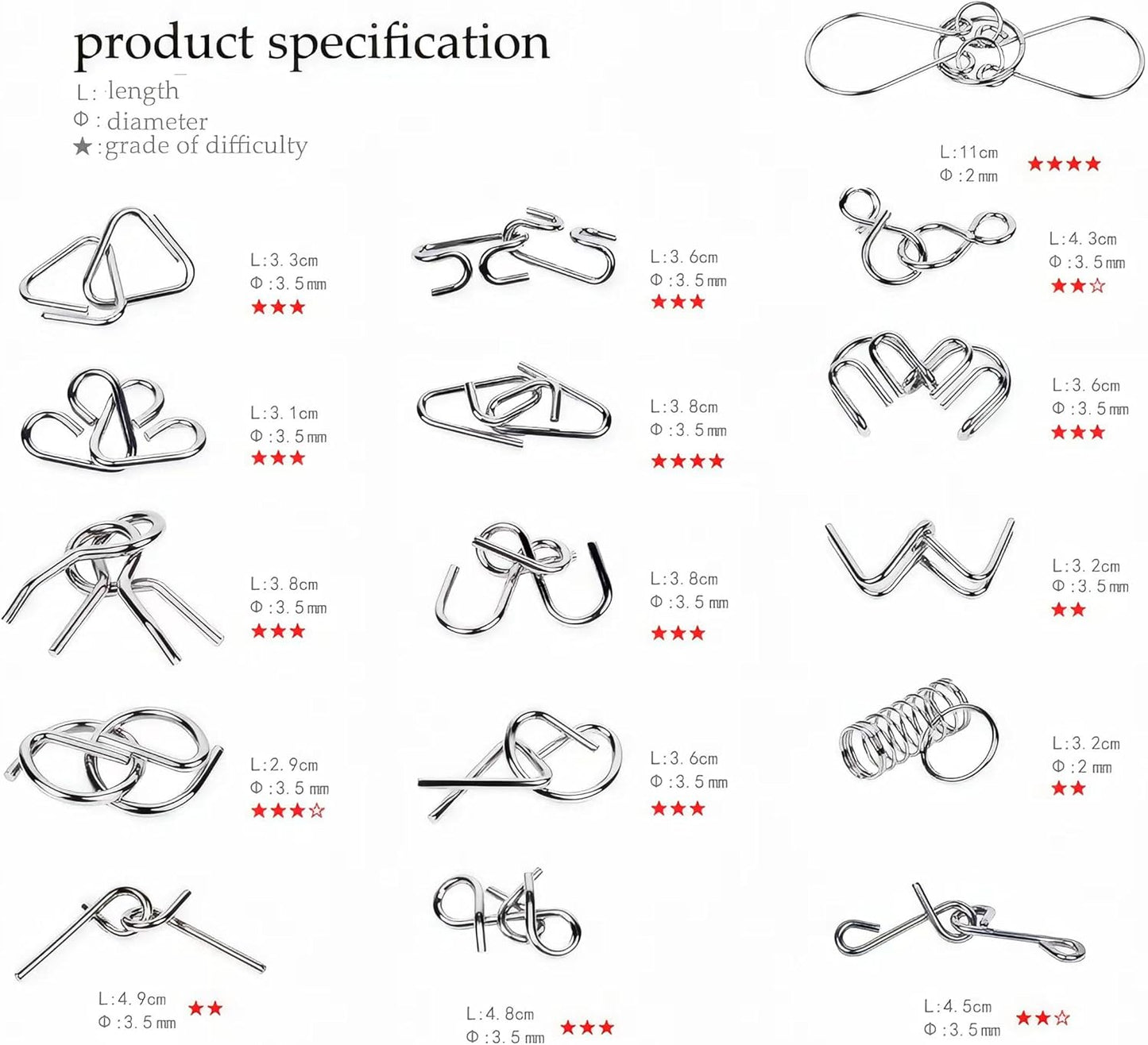 🔥The Best New Year Gift🎁 Metal Montessori Puzzle Solving