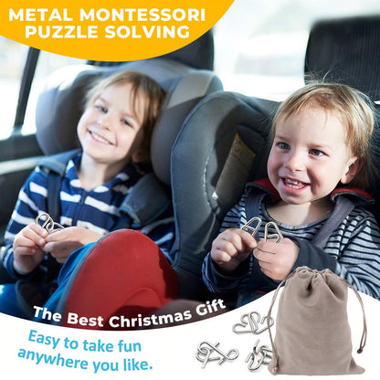🔥The Best New Year Gift🎁 Metal Montessori Puzzle Solving