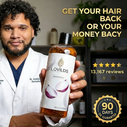 🌱 Regrow Your Hair Naturally —Onion Repair & Growth Shampoo