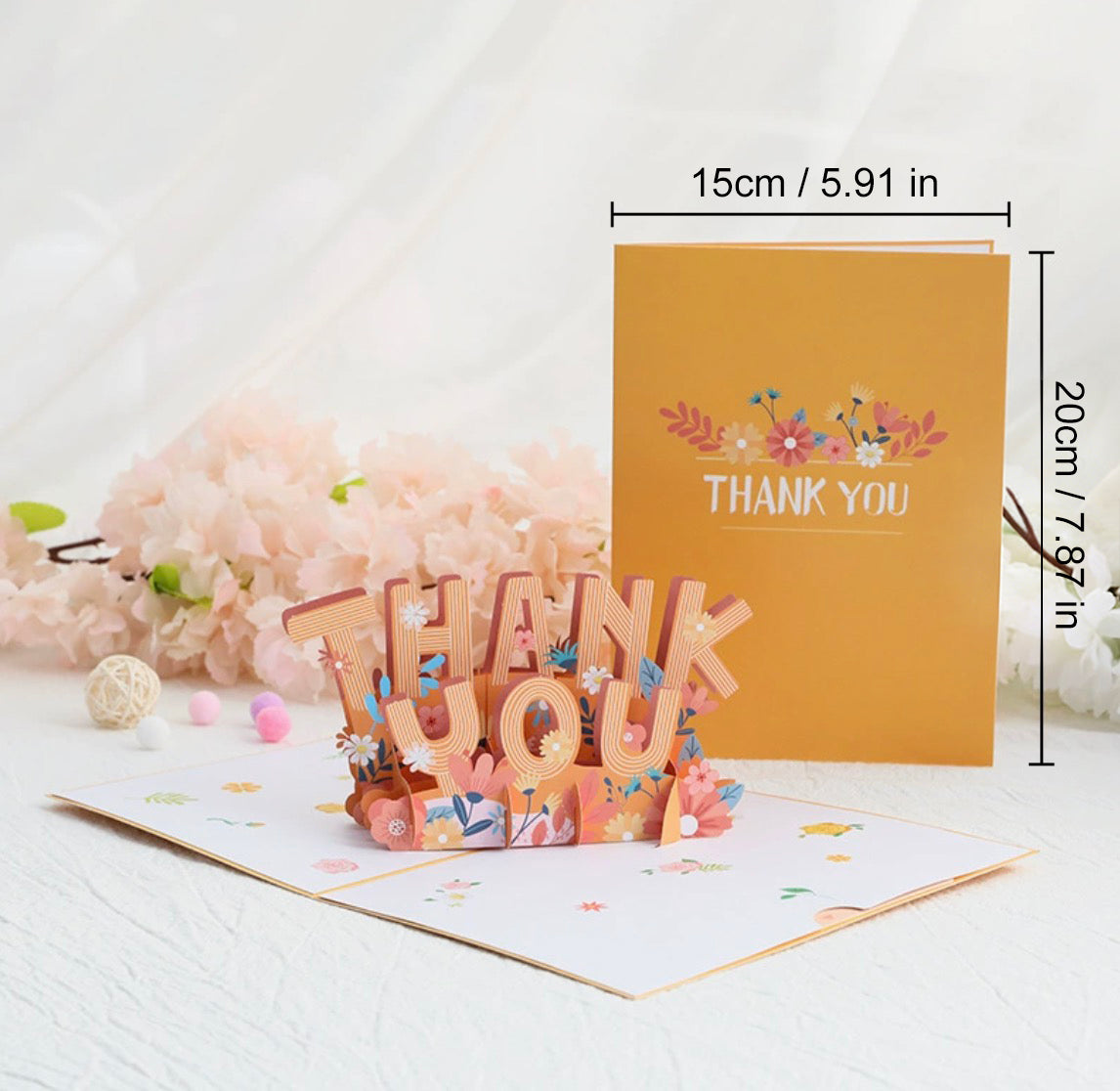 💐 Pop-Up Wildflower Valentine’s Card