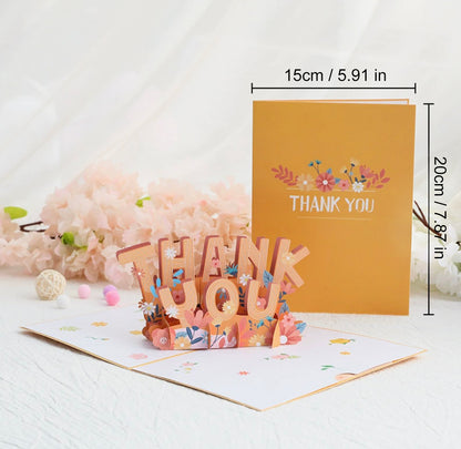 💐 Pop-Up Wildflower Valentine’s Card