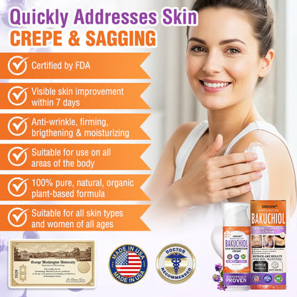 🇺🇸Made in an FDA-Registered Facility: ODEIUN™ 𝐐𝐮𝐞𝐞𝐧 𝐍𝐞𝐜𝐭𝐚𝐫 𝐏𝐞𝐩𝐭𝐢𝐝𝐞 + 𝐁𝐚𝐤𝐮𝐜𝐡𝐢𝐨𝐥 𝐒𝐤𝐢𝐧 𝐑𝐞𝐬𝐭𝐨𝐫𝐚𝐭𝐢𝐨𝐧 𝐂𝐫𝐞𝐚𝐦 - 𝐀𝐧𝐭𝐢-𝐚𝐠𝐢𝐧𝐠, 𝐇𝐲𝐝𝐫𝐚𝐭𝐢𝐧𝐠, 𝐒𝐤𝐢𝐧 𝐅𝐢𝐫𝐦𝐢𝐧𝐠 & 𝐋𝐢𝐟𝐭𝐢𝐧𝐠, 𝐒𝐤𝐢𝐧 𝐑𝐞𝐩𝐚𝐢𝐫, 𝐄𝐯𝐞𝐧 𝐓𝐨𝐧𝐞