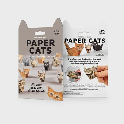 ✨Easy DIY Paper Cats Kit | Guided Lines & Instructions Included🎁Buy More Save More