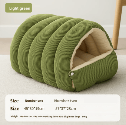 🐈Removable and Washable Winter Closed-off Cat Bed💝