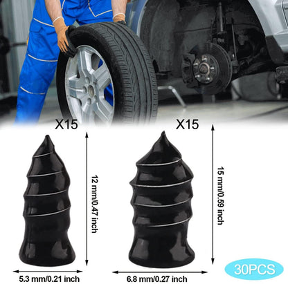 🎆 New Year Mega Sale – 49% OFF! 🔥 Instant Tire Plug Repair Kit 🚗✨ Free Screwdriver Included! ⭐