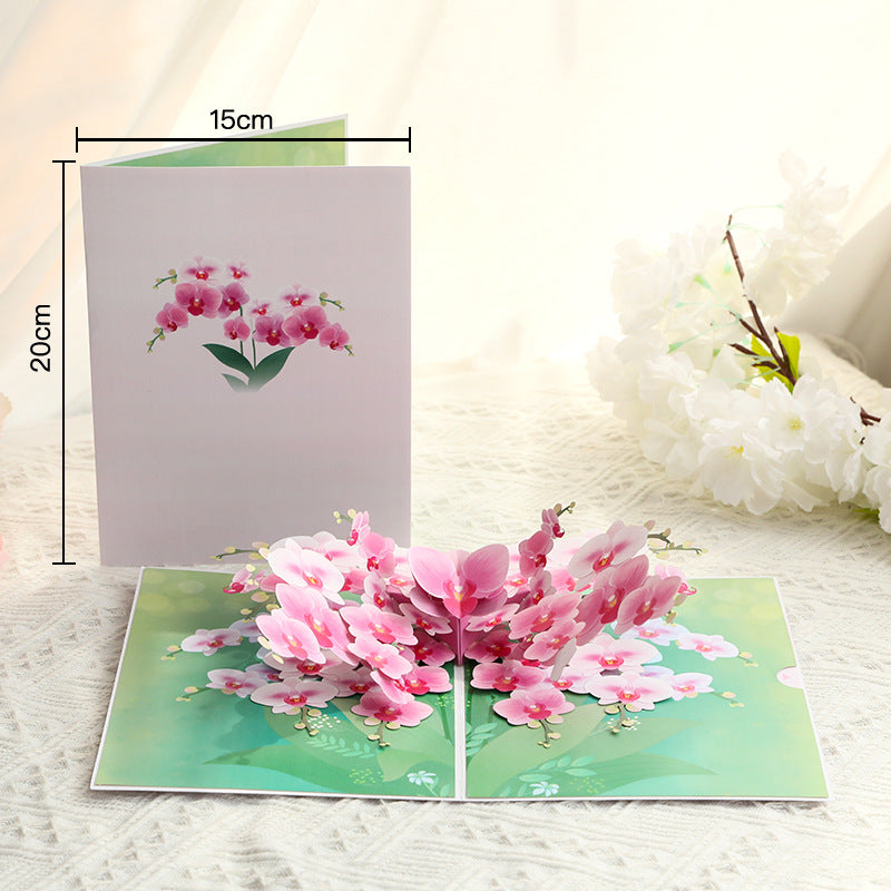 💐 Pop-Up Wildflower Valentine’s Card