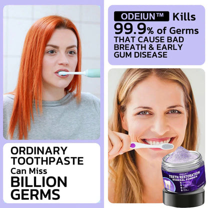 Flash Sale😍 - Don’t Miss Out - ODEIUN™ Teeth Restoration Mineral Powder🦷(ADA recommended)👩‍⚕️