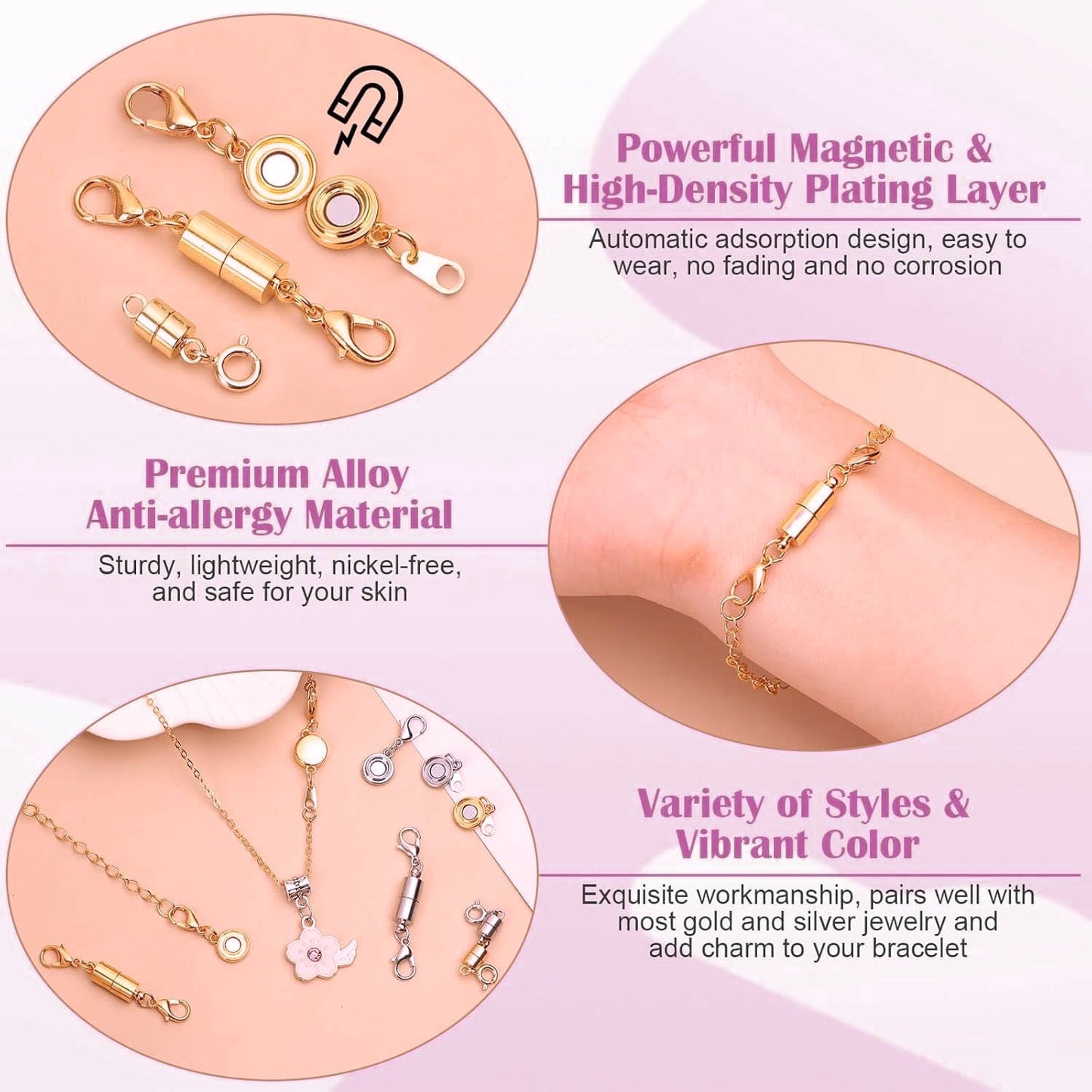 🔥 Magnetic Necklace Clasps and Closures
