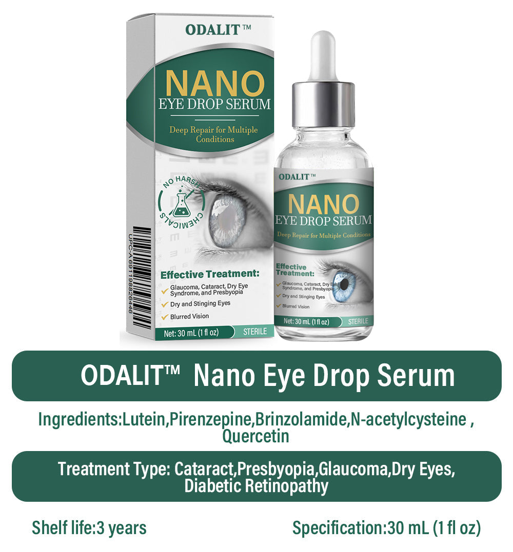Made and Shipped from USA 💎💧ODALIT™ OptiFusion Nano Eye Drops Serum🔥 LAST DAY 80% OFF 💎