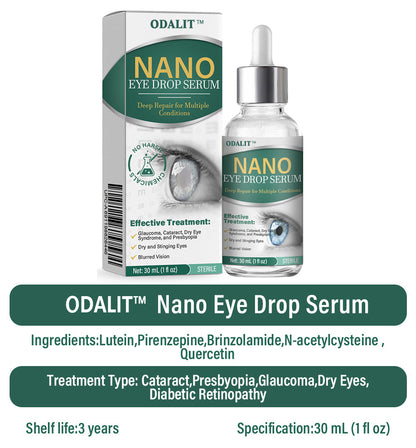 Made and Shipped from USA 💎💧ODALIT™ OptiFusion Nano Eye Drops Serum🔥 LAST DAY 80% OFF 💎