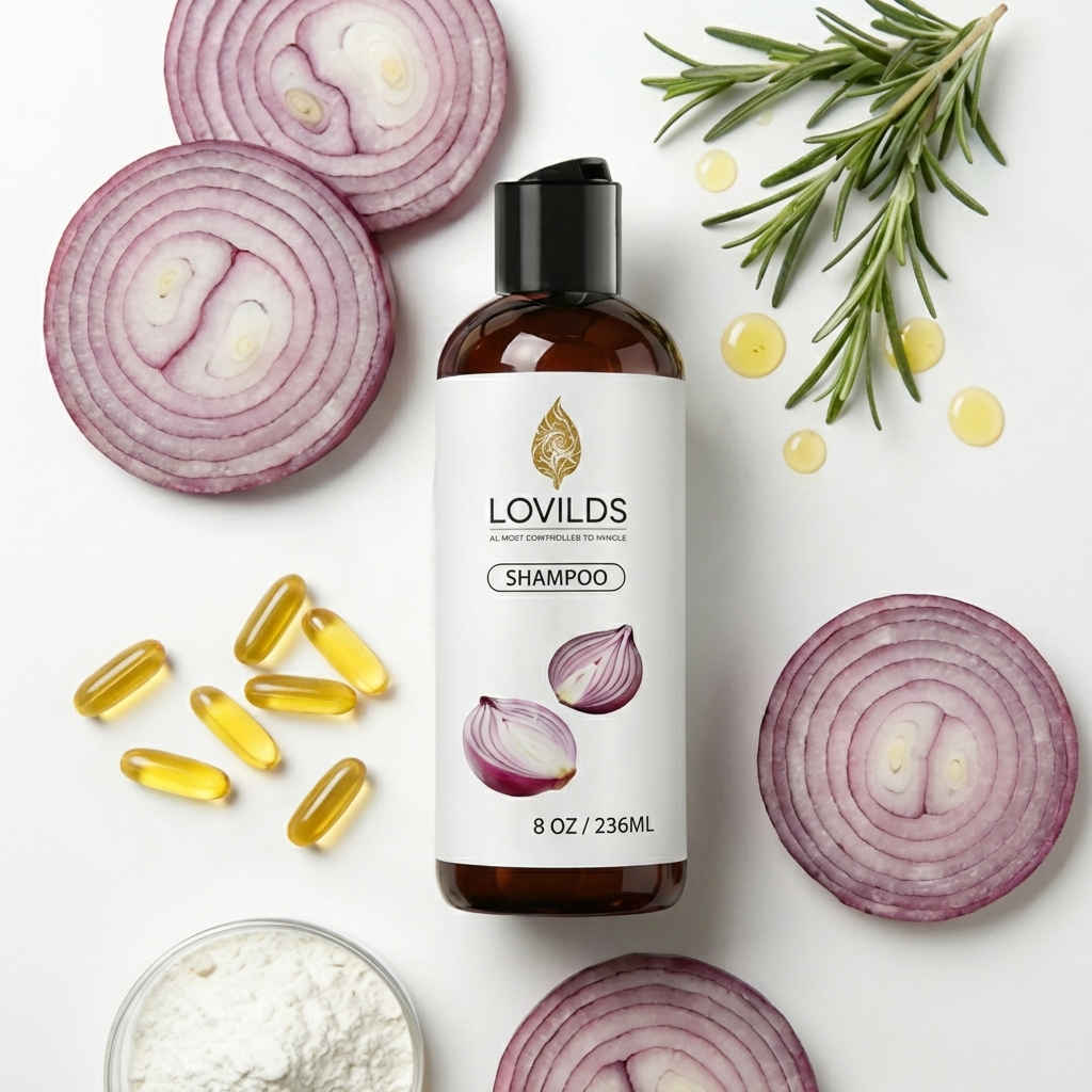 🌱 Regrow Your Hair Naturally —Onion Repair & Growth Shampoo