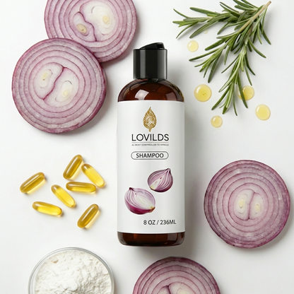 🌱 Regrow Your Hair Naturally —Onion Repair & Growth Shampoo