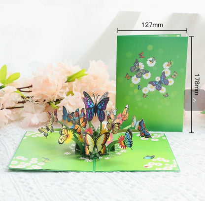 💐 Pop-Up Wildflower Valentine’s Card