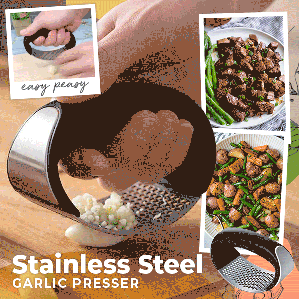 Best-Selling Garlic Presser 🧄Stainless Steel Presser for Every Kitchen