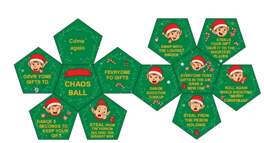 🏆 50K+ SOLD! – Almost Gone💥🎁Hilarious Christmas Gift Exchange Party GameDice