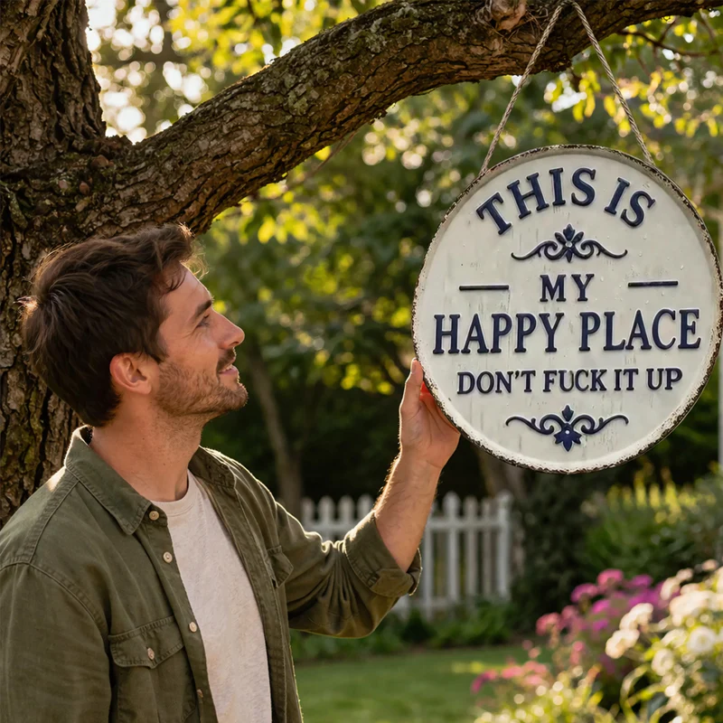 🥰 “This Is My Happy Place” Door Sign