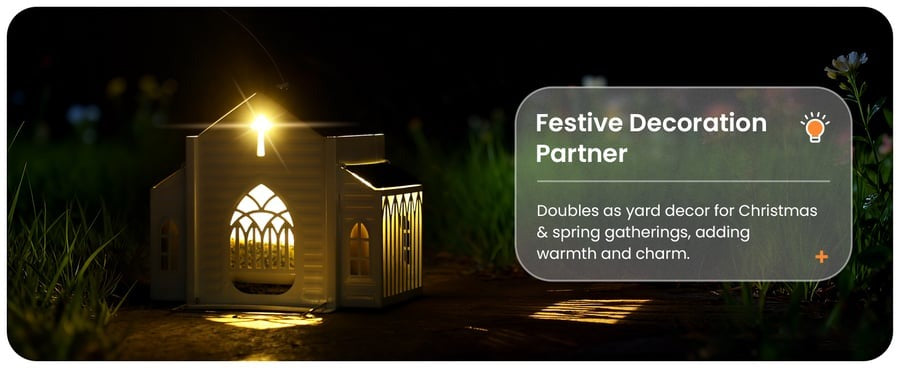 ✨ Create Your Private Sanctuary – Solar Church Bird Feeder 🎁 (Enjoy Free Shipping Sitewide)