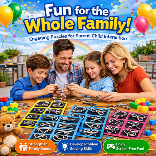 ✅ ✅ The Best Gift🎁 Metal Montessori Puzzle Solving