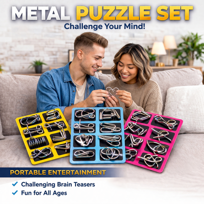✅ ✅ The Best Gift🎁 Metal Montessori Puzzle Solving