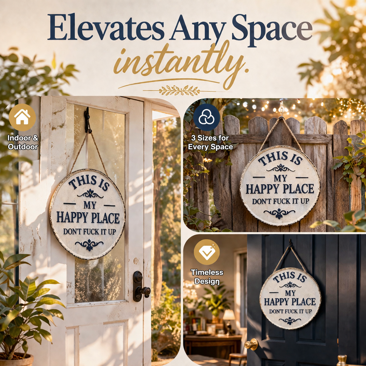 🥰 “This Is My Happy Place” Door Sign