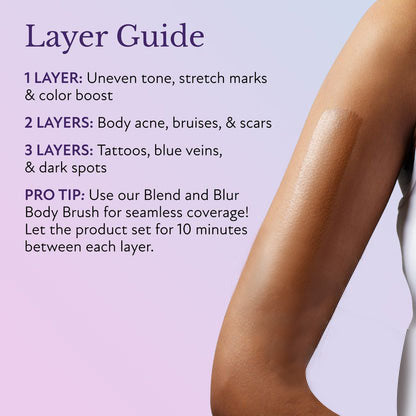 ✨ Flawless Skin Now 💖: Waterproof Body Camouflage & Brush 🪄🖌️ — 60% OFF 🔥⏳