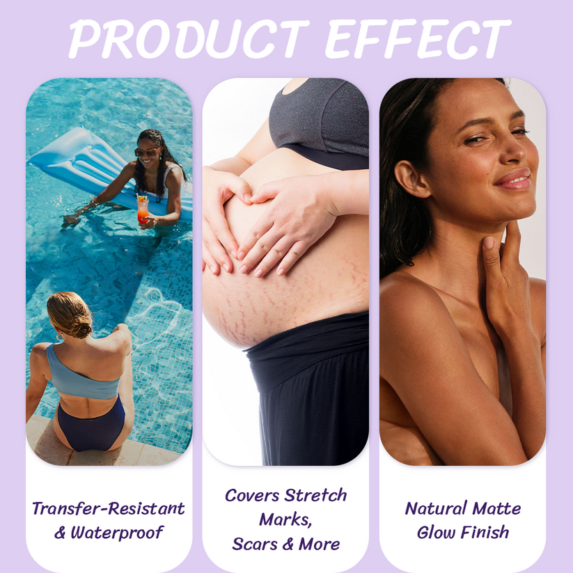 ✨ Flawless Skin Now 💖: Waterproof Body Camouflage & Brush 🪄🖌️ — 60% OFF 🔥⏳