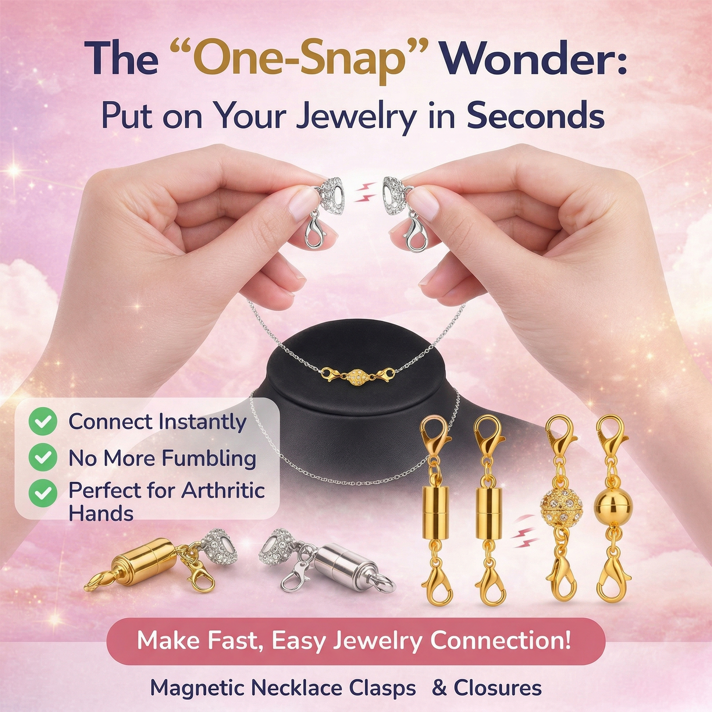 🔥 Magnetic Necklace Clasps and Closures