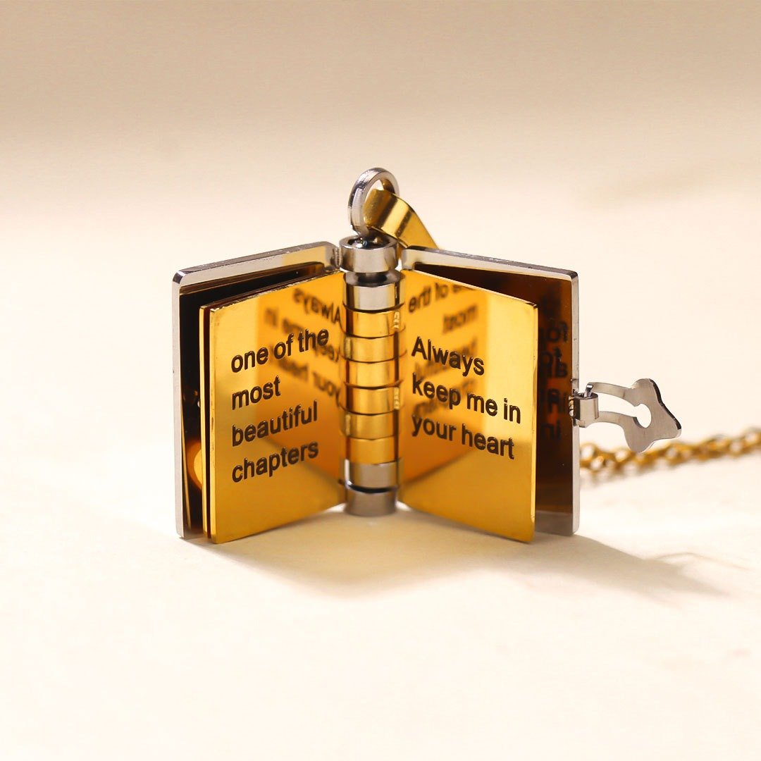 🎁For Granddaughter - The Most Beautiful Chapter Book Necklace