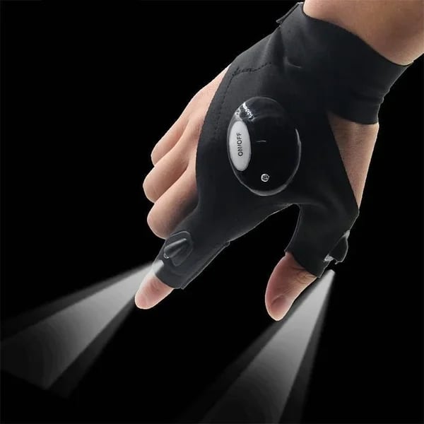 🎄Christmas Sales 49% OFF - 🔥🔥Hands-Free LED Half Finger Gloves