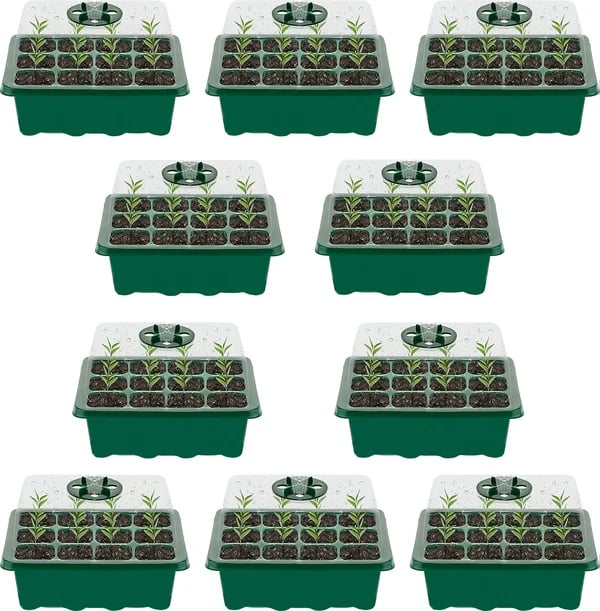 🌱 🎁 Final Day Sale-Adjustable Humidity Seed Starter Trays