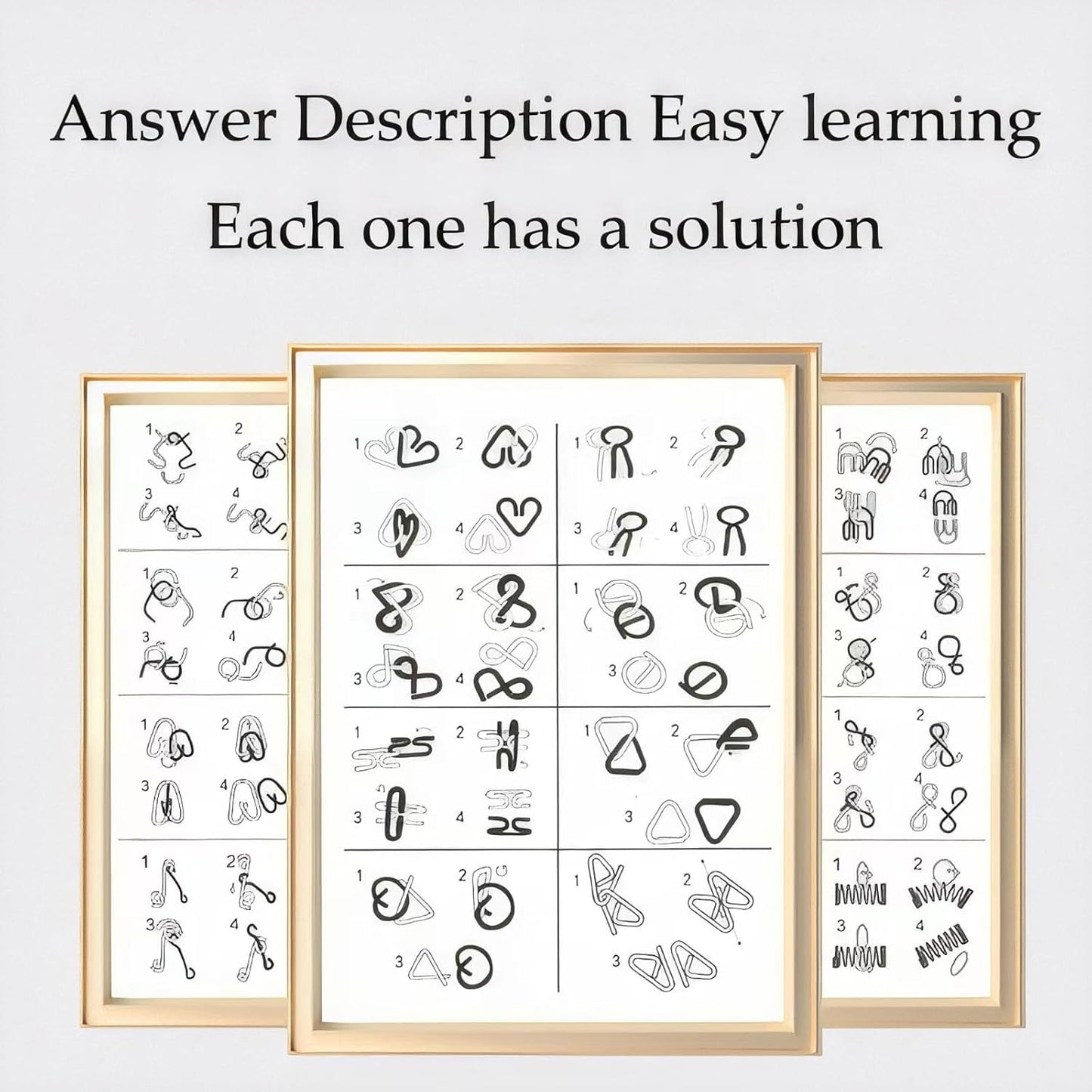 🔥The Best New Year Gift🎁 Metal Montessori Puzzle Solving